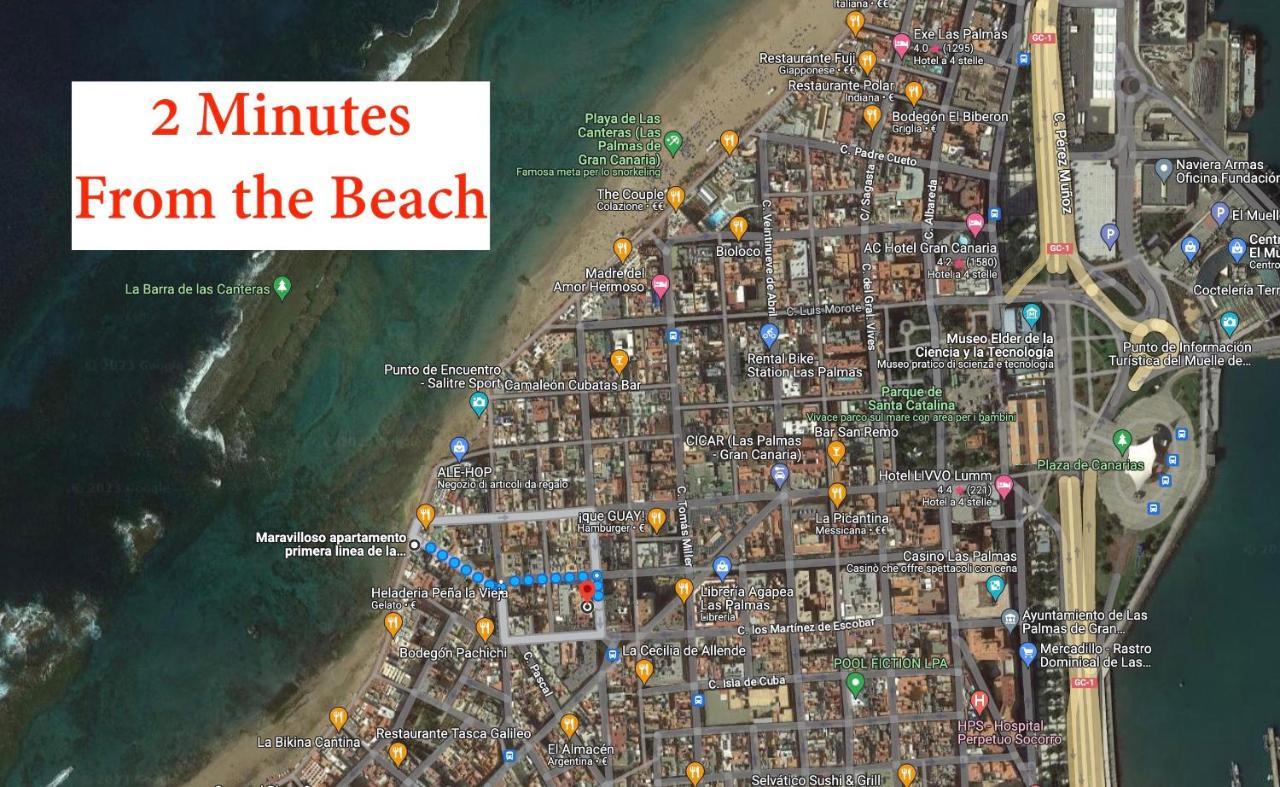 2 Min Dalla Spiaggia Loft Terrazza Casa Gialla Las Palmas de Gran Canaria Exterior photo